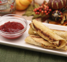 Cranberry BBQ Turkey Taquitos