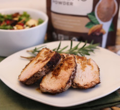Cacao Spiced Pork Tenderloin