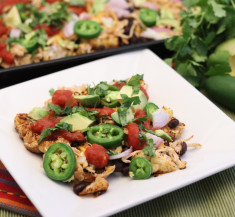 Loaded Cauliflower Nachos