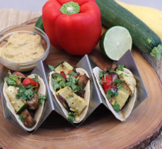 Spicy Grilled Veggie Tacos