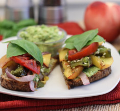 Grilled Summer Peach Sandwich