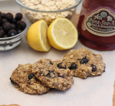 Blueberry Lemon Breakfast Cookies