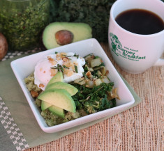 Kale Pesto Quinoa Bowl