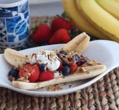 Banana Split Breakfast Parfait