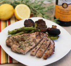 Rosemary Garlic Pork Chops