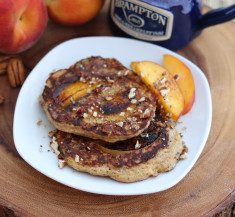 Peach and Pecan Pancakes