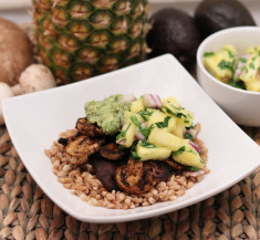 Southwest Mushroom Farro Bowl