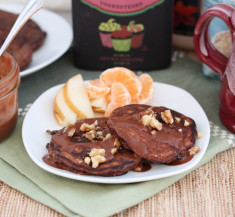 Triple Chocolate Pancakes