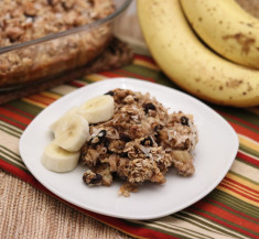 Banana Bread Baked Oatmeal