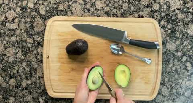 Cutting an Avocado