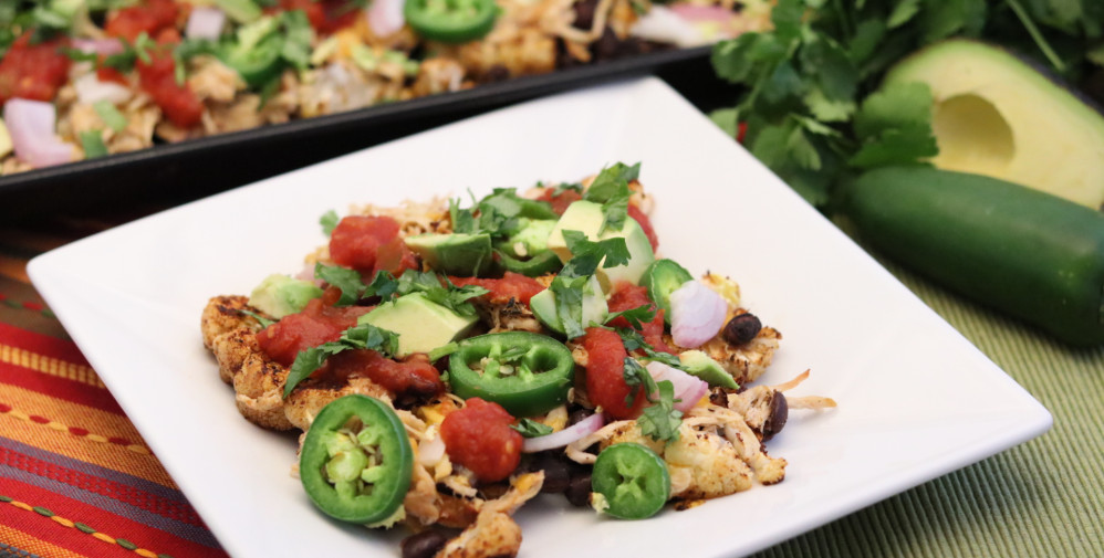 Loaded Cauliflower Nachos