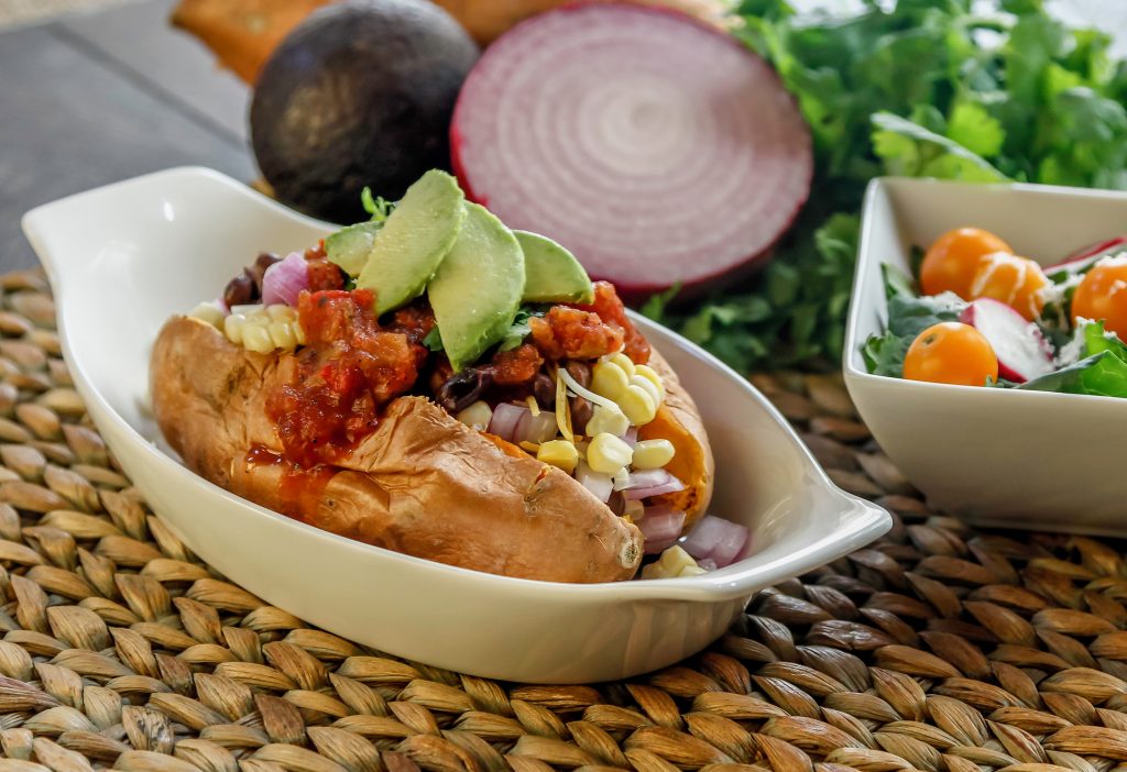 Photo of the Southwest Stuffed Sweet Potato from the Eat REAL America website