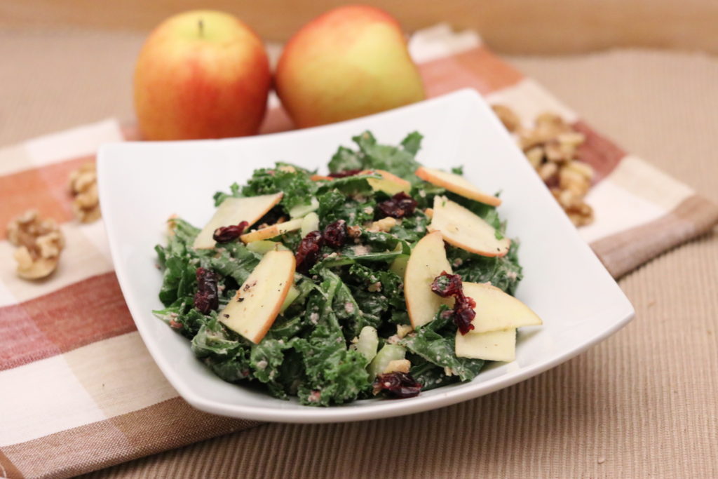 Photo of the Kale Waldorf Salad