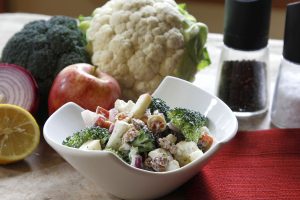 Photo of the Broccoli Cauliflower Salad