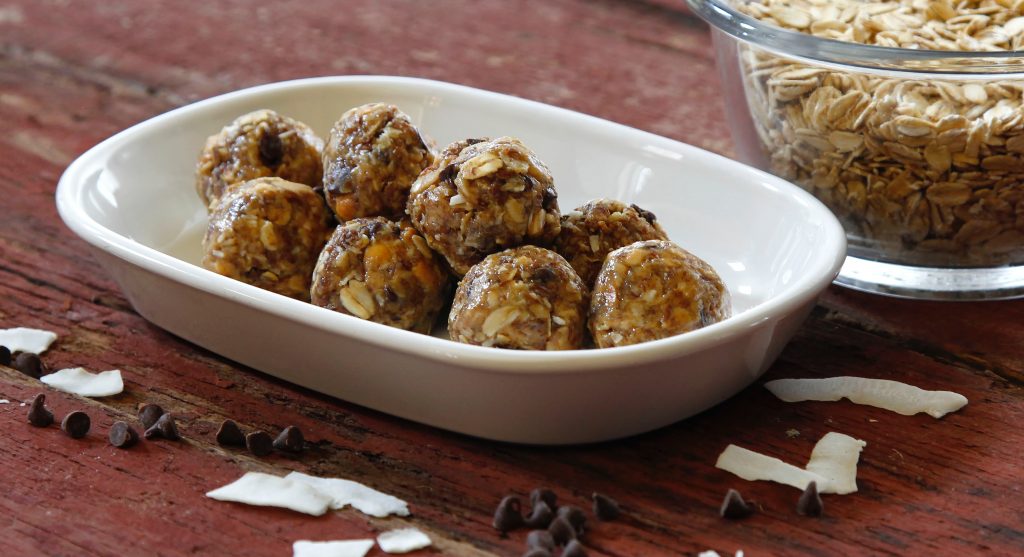 A photo of the Peanut Butter Cup Power Balls